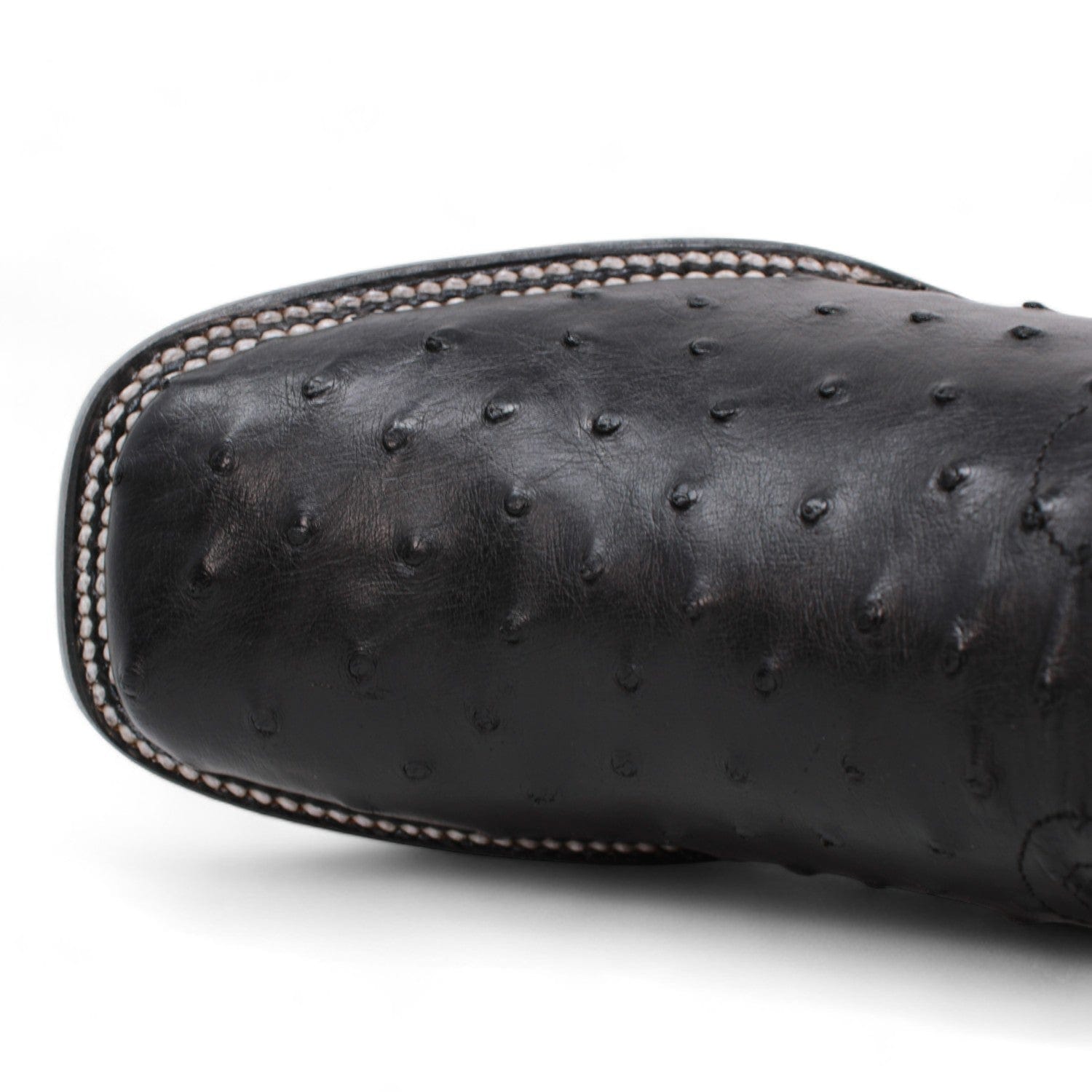 Wild West Ostrich Skin Ranch Toe Boots for Men