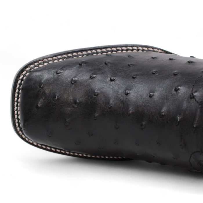 Wild West Ostrich Skin Ranch Toe Boots for Men