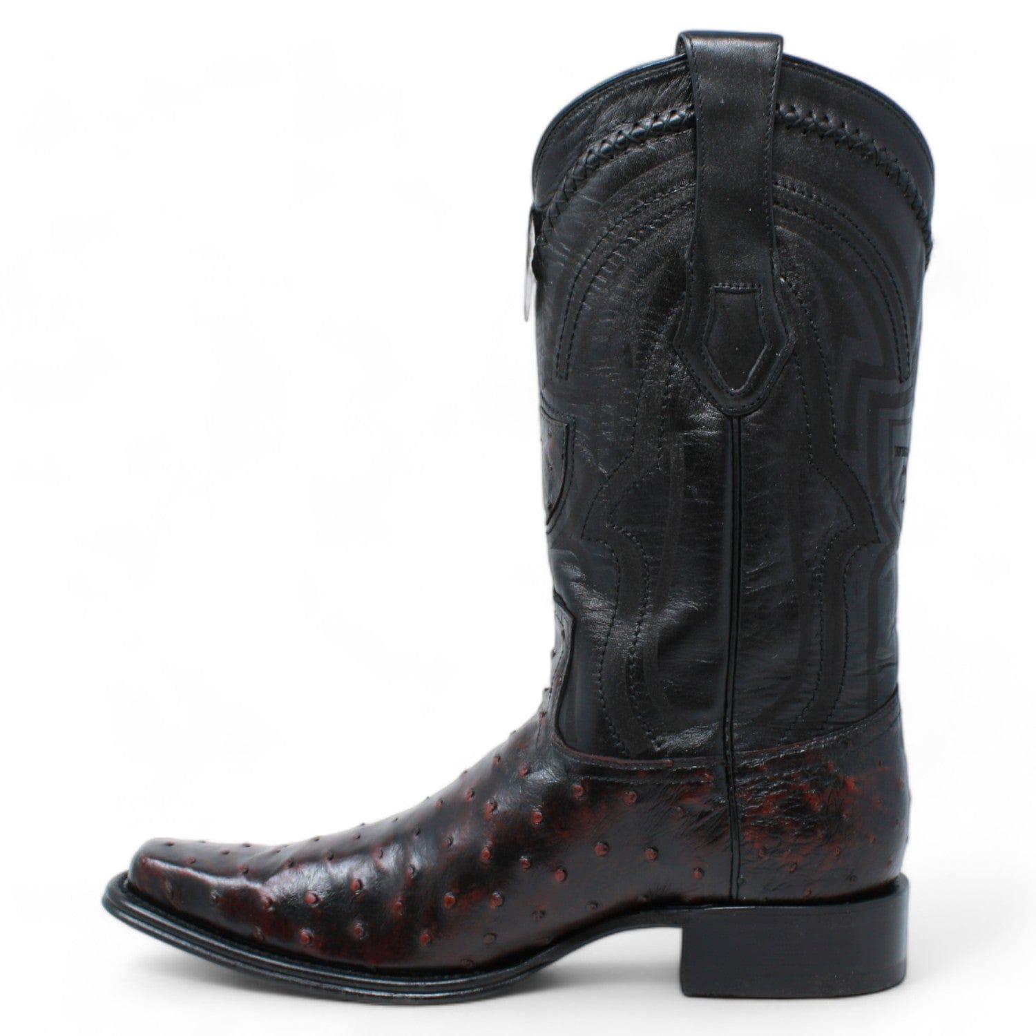 Wild West Full Quill Ostrich European Toe Boots