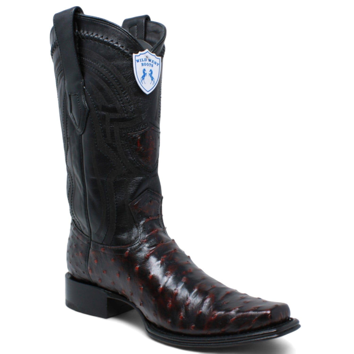 Wild West Full Quill Ostrich European Toe Boots