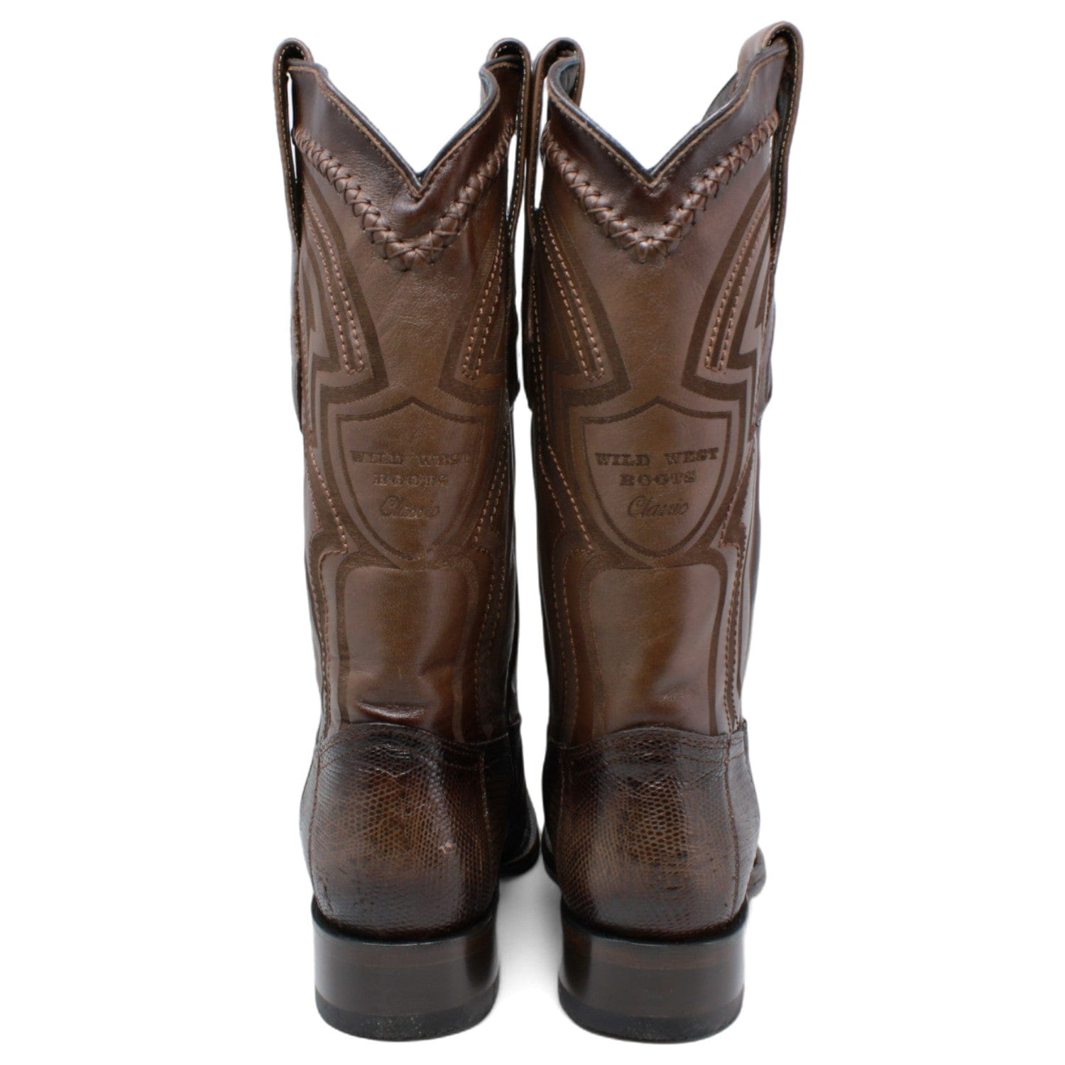 Wild West Teju Lizard Square Toe Boot for Men