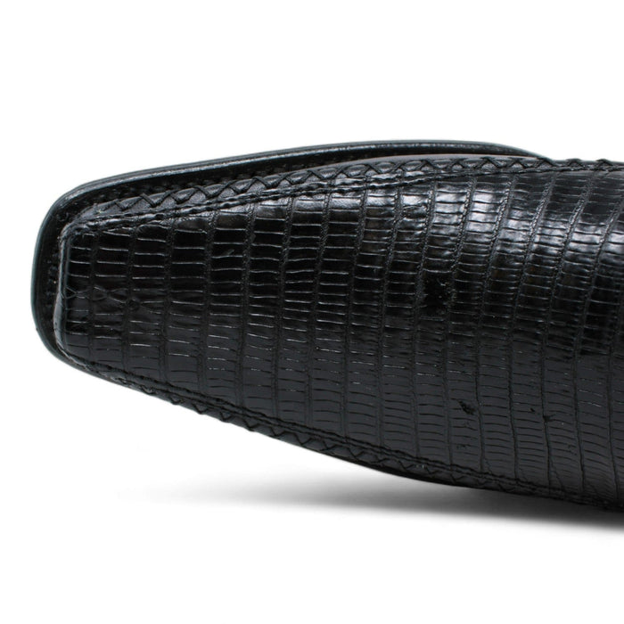 Men's Teju Lizard & Deer Skin Square Toe Boots
