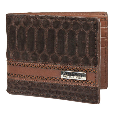 Wild West Python Wallet Genuine Burgundy