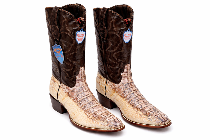 Wild West Natural Genuine Crocodile ~ World Best Alligator ~ Gator Skin Western Cowboy Dress Cowboy Boot Cheap Priced For Sale Online (EE)