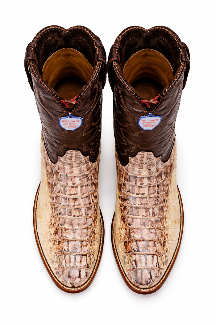 Wild West Natural Genuine Crocodile ~ World Best Alligator ~ Gator Skin Western Cowboy Dress Cowboy Boot Cheap Priced For Sale Online (EE)
