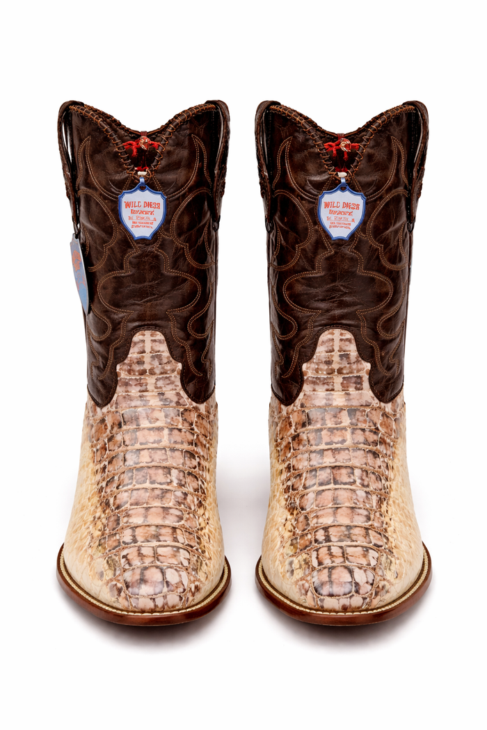 Wild West Natural Genuine Crocodile ~ World Best Alligator ~ Gator Skin Western Cowboy Dress Cowboy Boot Cheap Priced For Sale Online (EE)