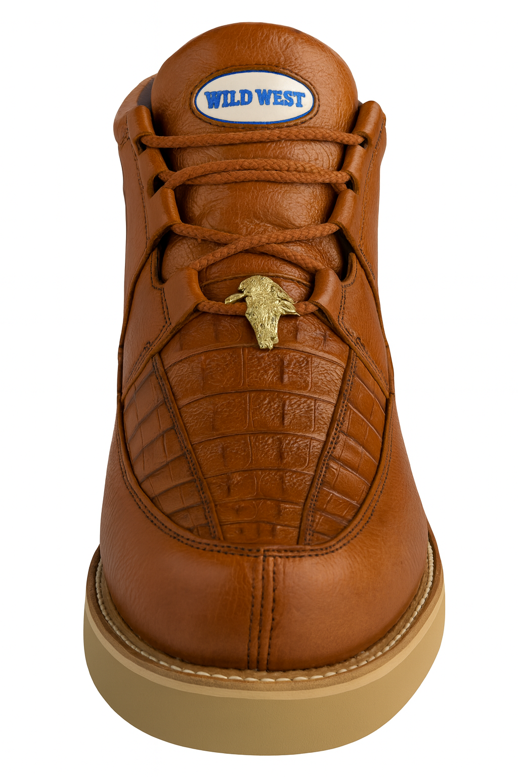 Wild West Caiman & Ostrich Skin Shoes by Los Altos