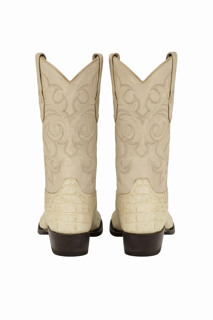 Men's Los Altos Caiman Tail Snip Toe Boots