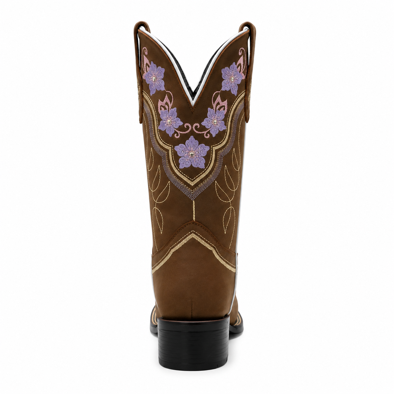 Botas de Cuero Rodeo Café para Mujer JB-JAZMIN