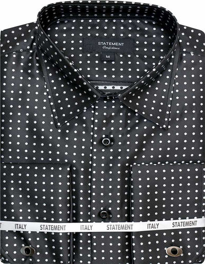 Men's Patterned Woven Dress Shirt by Statement