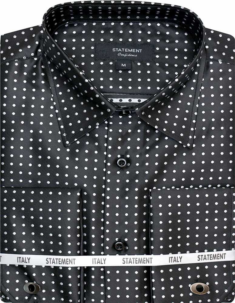 Men's Patterned Woven Dress Shirt by Statement