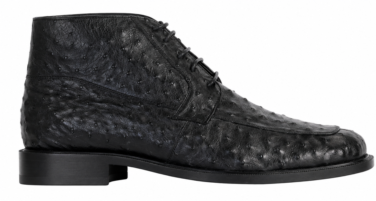 Zapato Botín Piel Avestruz LAB-ZA3060305 by Los Altos Boots