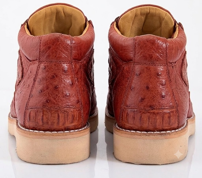 Zapato Caiman y Avestruz Panza LAB-ZA052803