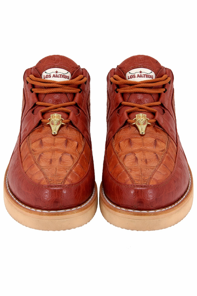 Zapato Caiman y Avestruz Panza LAB-ZA052803