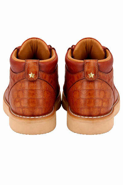 Zapato Caiman y Avestruz Panza LAB-ZA052803