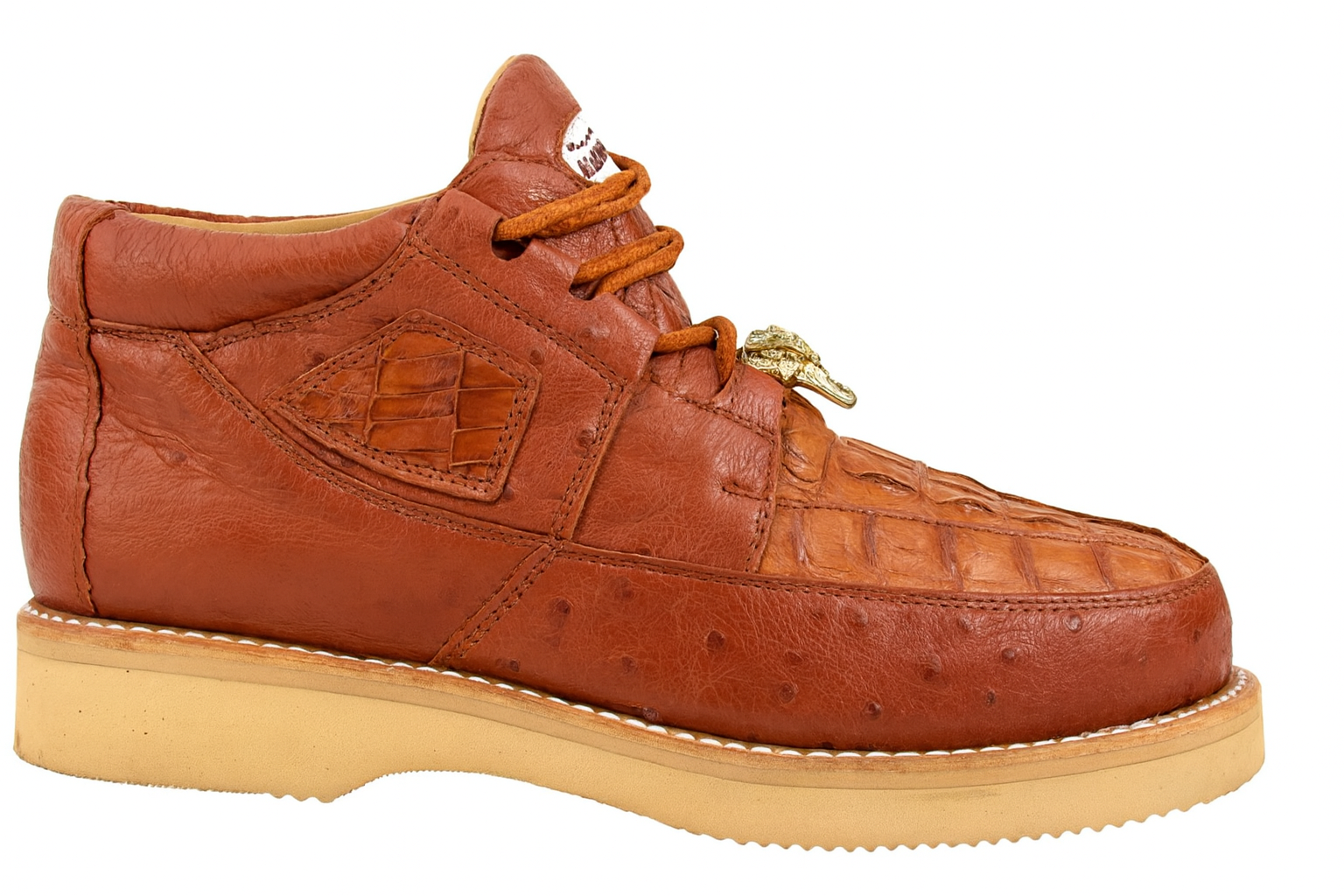 Zapato Caiman y Avestruz Panza LAB-ZA052803