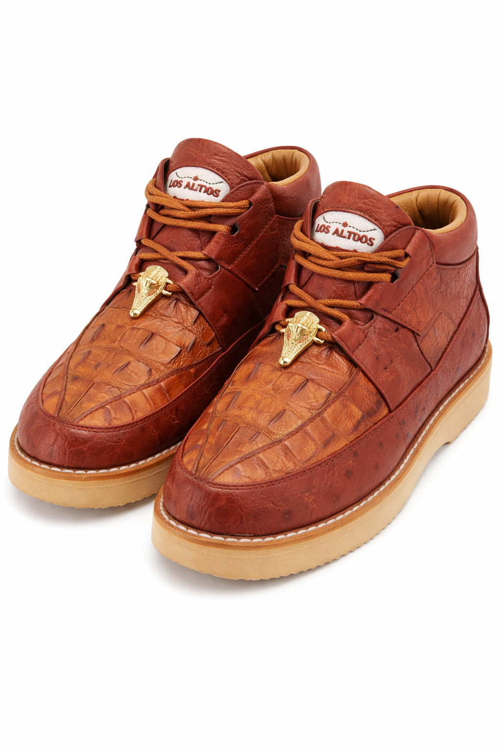 Zapato Caiman y Avestruz Panza LAB-ZA052803