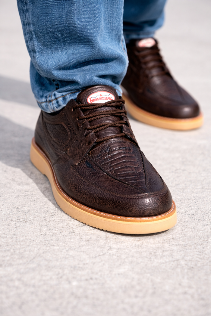 Zapato Casual Avestruz Pata LAB-ZA050507 Café