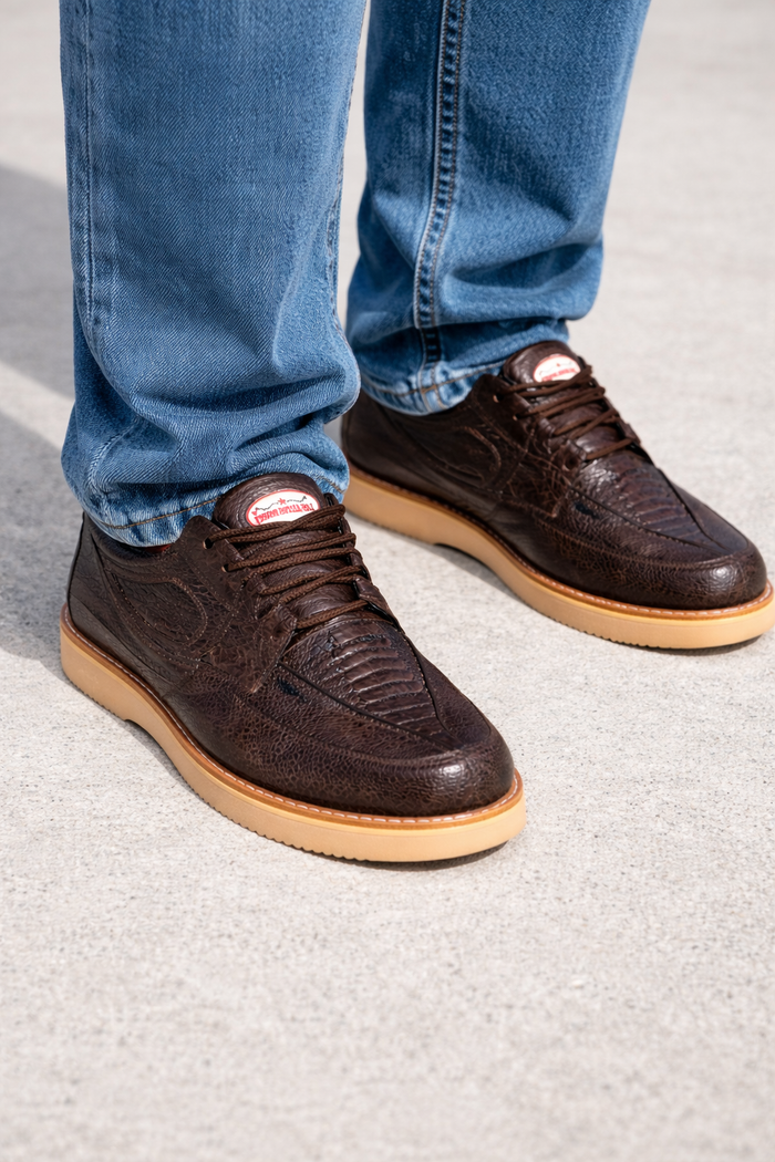 Zapato Casual Avestruz Pata LAB-ZA050507 Café