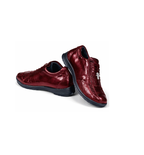 Men’s Genuine Ostrich Leather Sneaker LAB-ZC091906