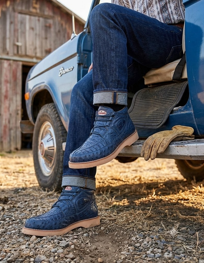 Zapato Caimán y Avestruz LAB-ZA0502 by Los Altos