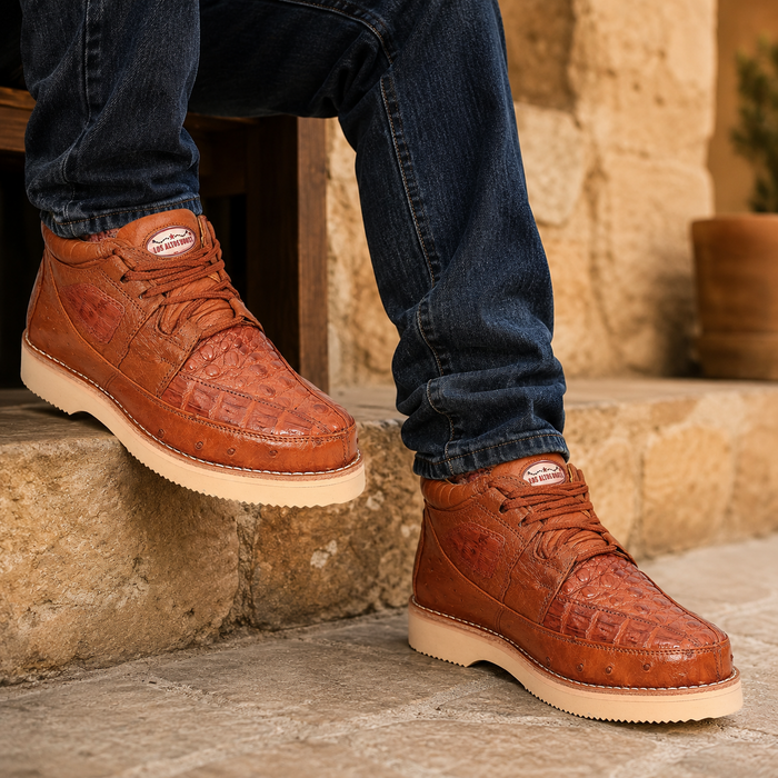 Zapato Caimán y Avestruz LAB-ZA0502 by Los Altos Boots
