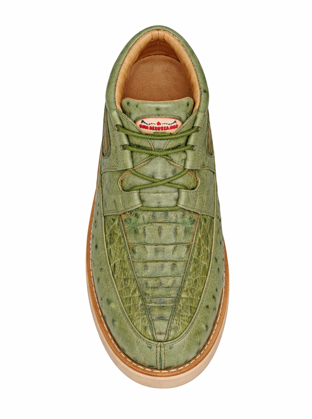Zapato Piel Caiman y Avestruz LAB-ZA050248