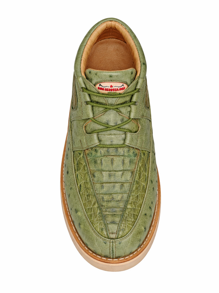 Zapato Piel Caiman y Avestruz LAB-ZA050248