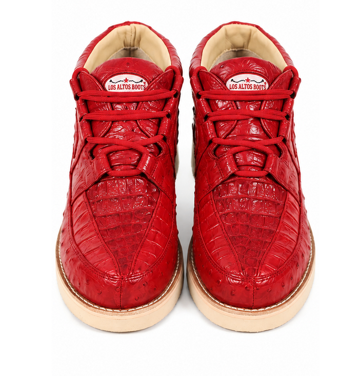 Zapato Piel Caiman y Avestruz LAB-ZA050212
