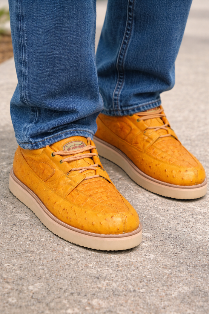 Zapato Piel Caiman y Avestruz LAB-ZA050202