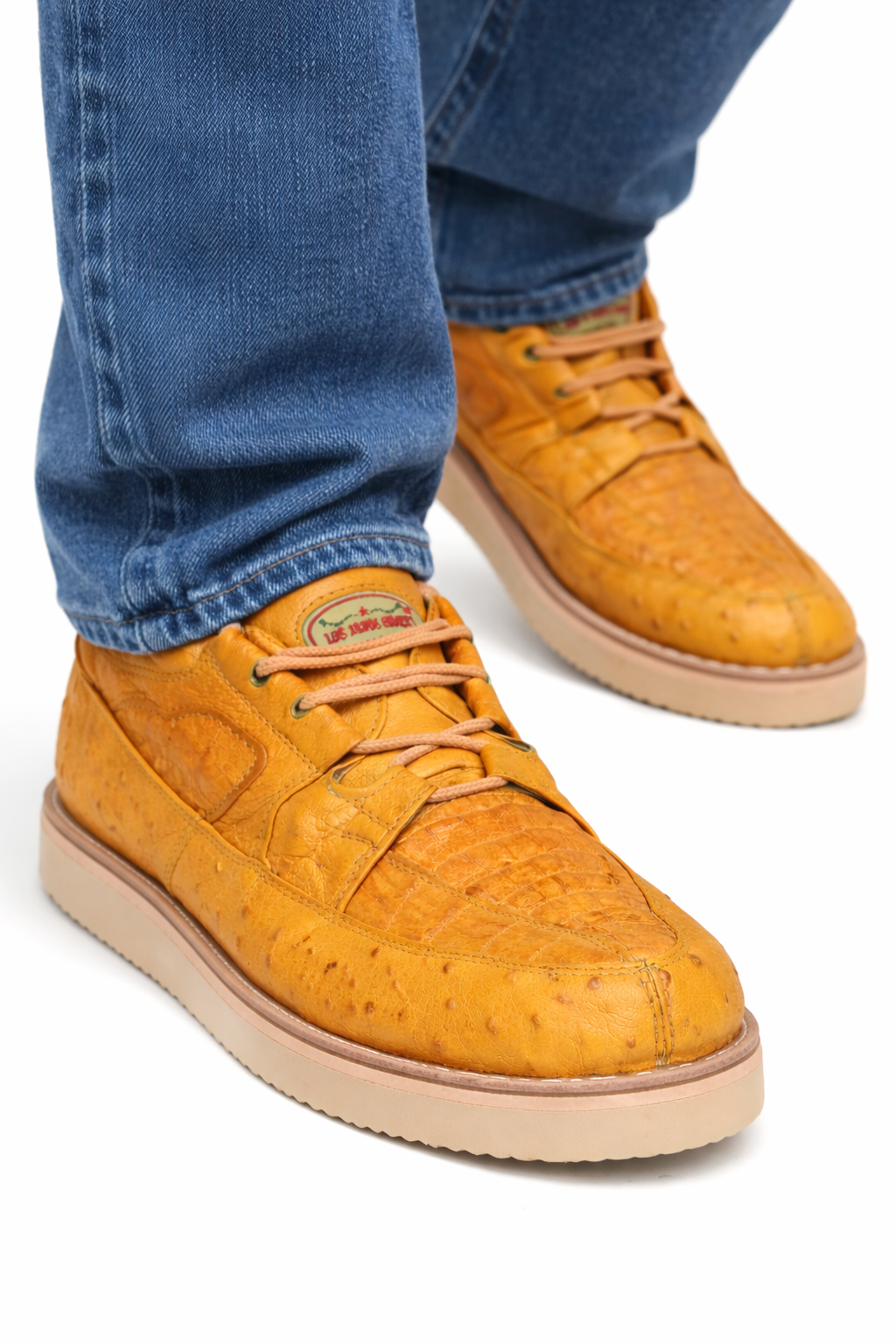 Zapato Piel Caiman y Avestruz LAB-ZA050202