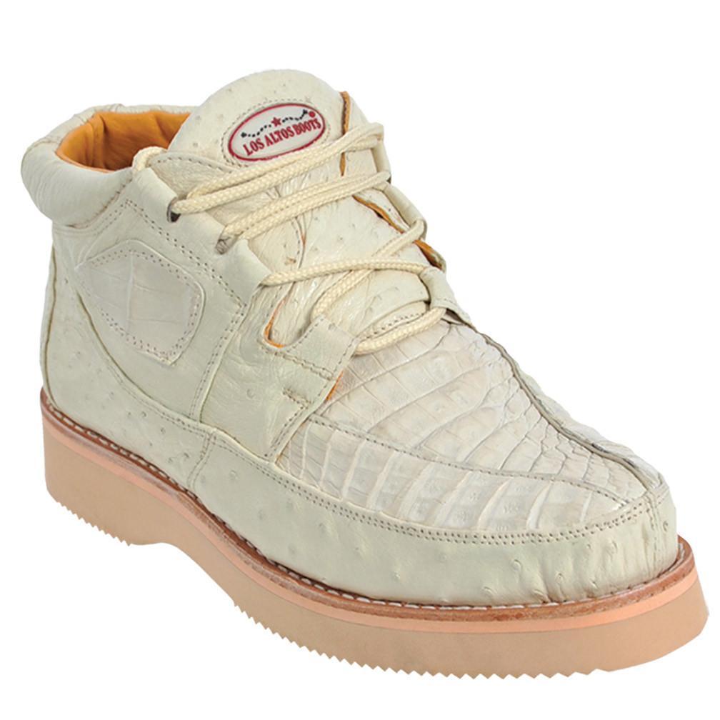 Zapato Piel Caiman y Avestruz Hombre LAB-ZA050204