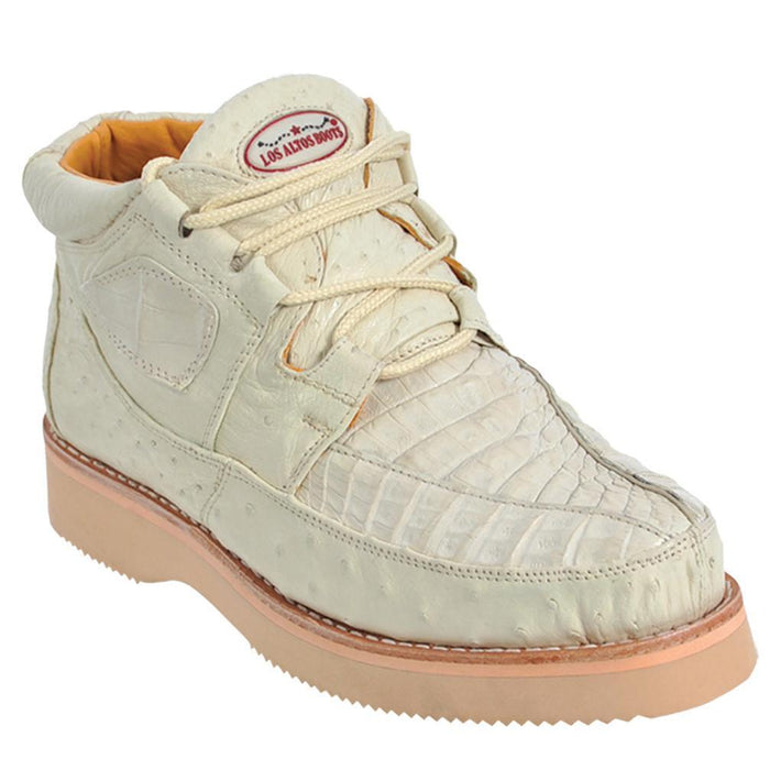 Zapato Piel Caiman y Avestruz Hombre LAB-ZA050204