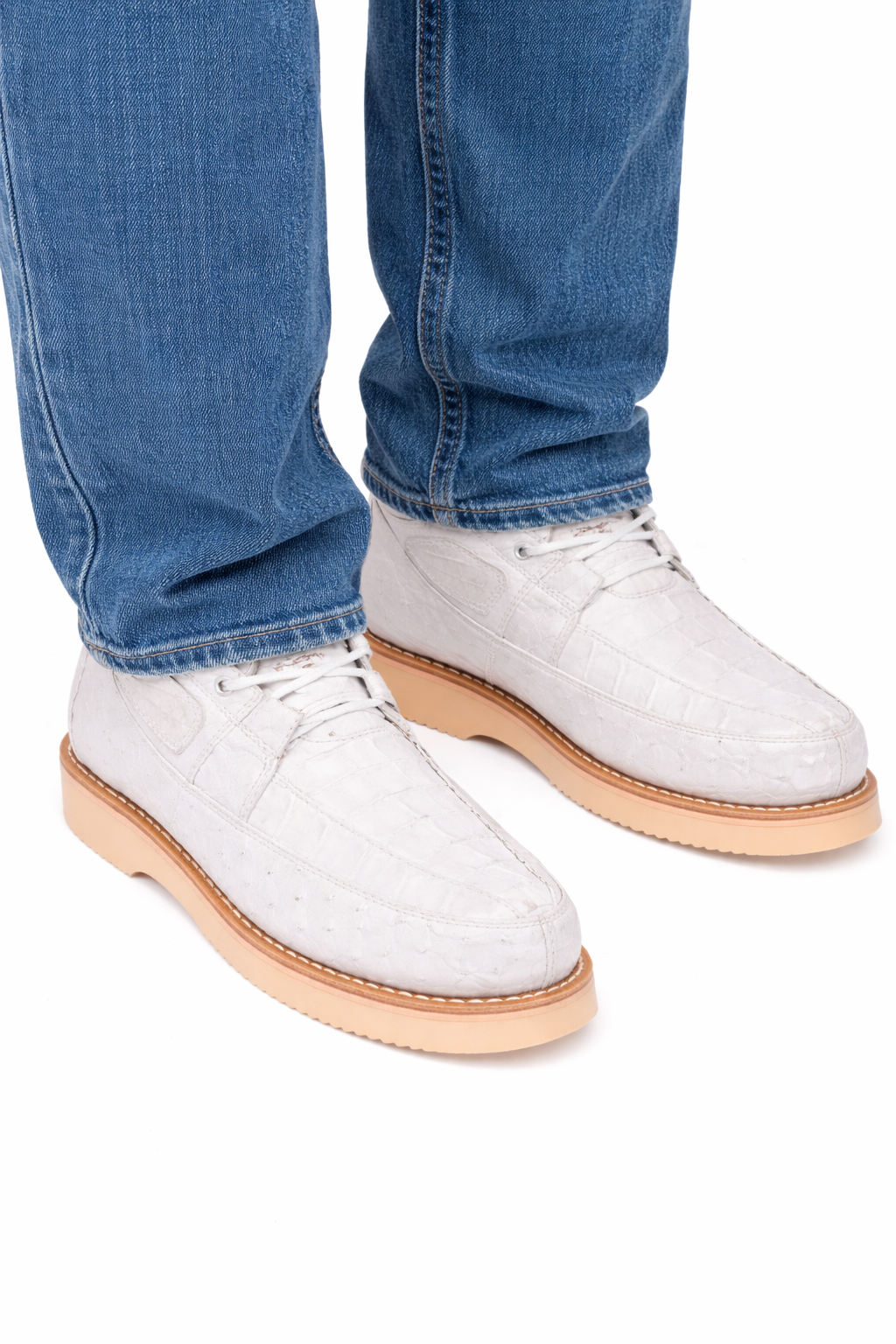 Zapato Piel Caiman y Avestruz LAB-ZA050228