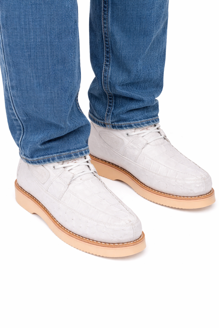 Zapato Piel Caiman y Avestruz LAB-ZA050228