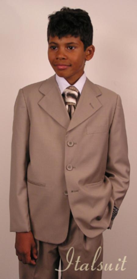  Tan Wool Suit