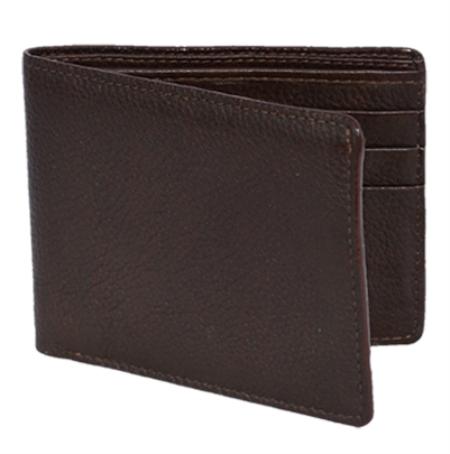  Wallet ~ billetera ~ CARTERAS Coco Chocolate brown Genuine Elk Card Holder Wallet 