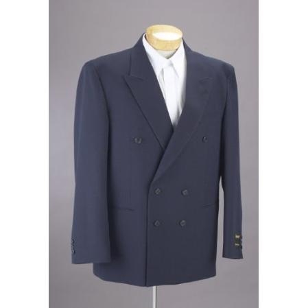 New Double Breasted navy blue colored Dress Suit