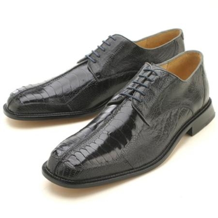 Grey Ostrich Lace Up Shoes, Belvedere Exotic Shoes for Men