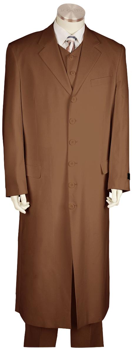  Stylish Zoot Suit Coco Chocolate brown 