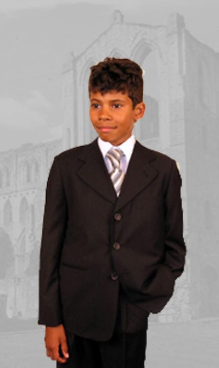  B-100 kids Children Boys Coco Chocolate brown kids suits available in little boys 3 three piece suit for Men Hand Made $79 Inexpensive - Cheap - Discounted Suits for Men By Style and crafted professionally Children Kids Boys Suits for Men 