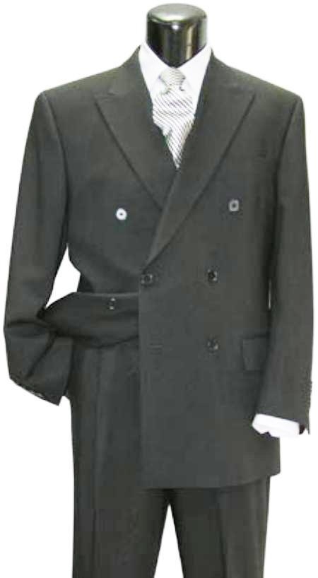  lower crafted professionally 6 on 2 Closer style Double Breasted Suit 