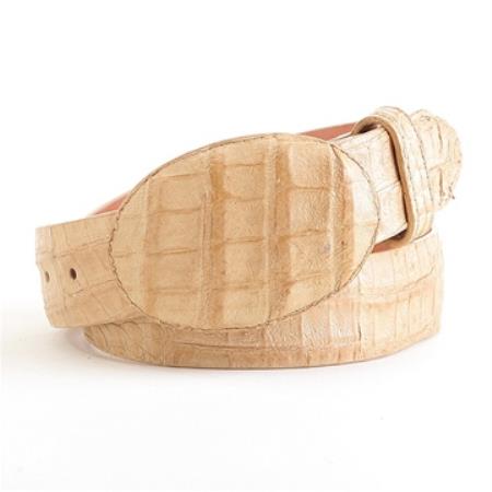 Authentic Genuine Real Oryx Caiman skin Belt