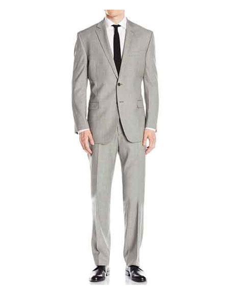  Grey 2 Button Fully Lined Suit