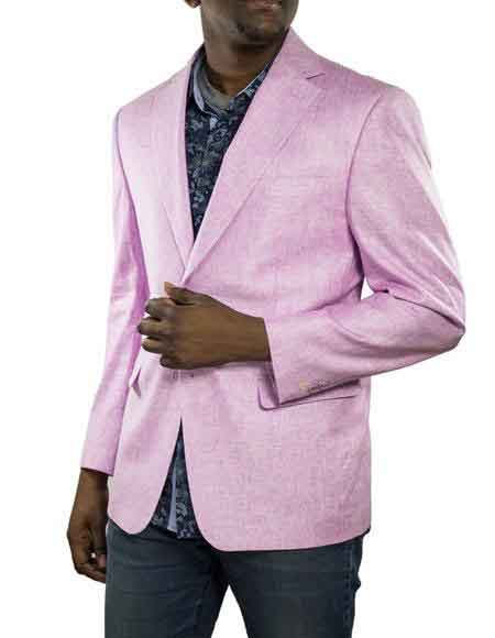  Lilac Thread &Lapel 100% Linen For Unique For Men Available Big Sizes on sale Beach Wedding outfit Best Inexpensive ~ Cheap ~ Discounted Blazer For Men Affordable Cheap Priced Unique Fancy For Men Available Big Sizes on sale
