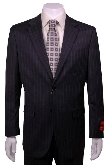  Two Buttons Charcoal Color Suit