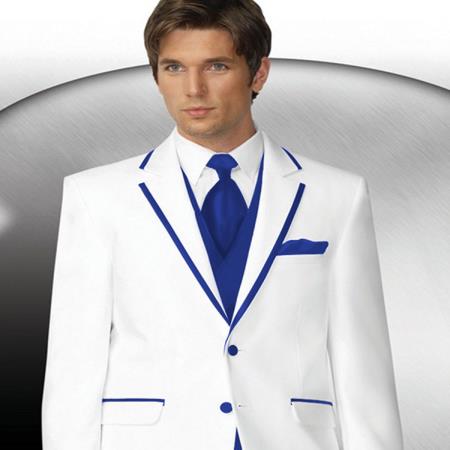 royal blue and white dress shirt