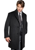 Mens Wool Sports Coat Charcoal