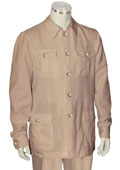 Mens Taupe Suit
