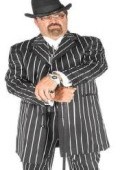 Mens Cheap Pinstripe Suit